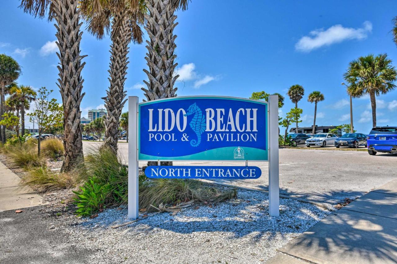 Bright Coastal Walk To Lido Key Beach! Apartment *